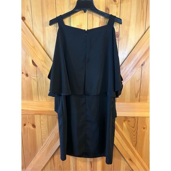 Mika & Gali Black Dress Size Medium (8514) - Picture 6 of 7